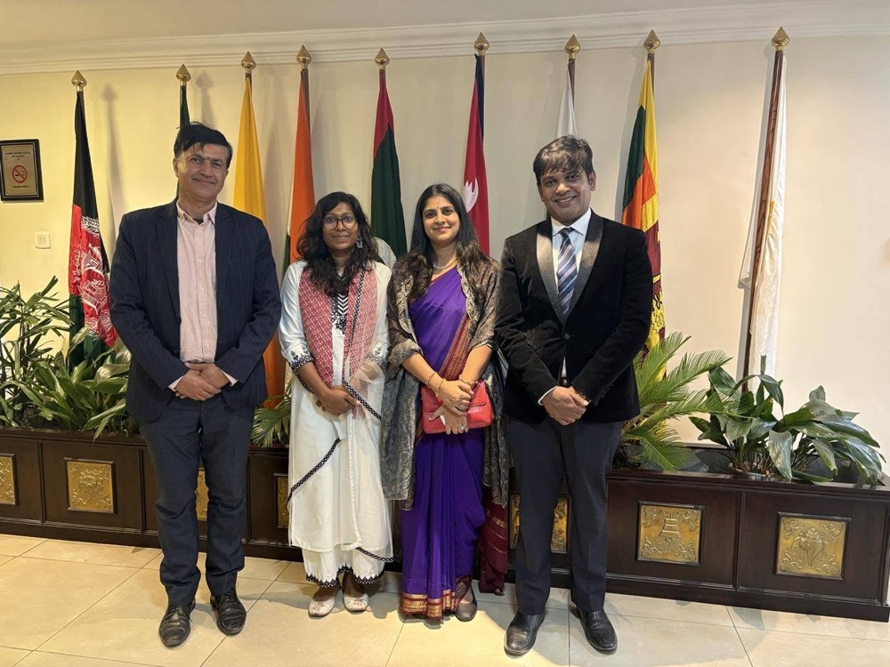 Among international delegates