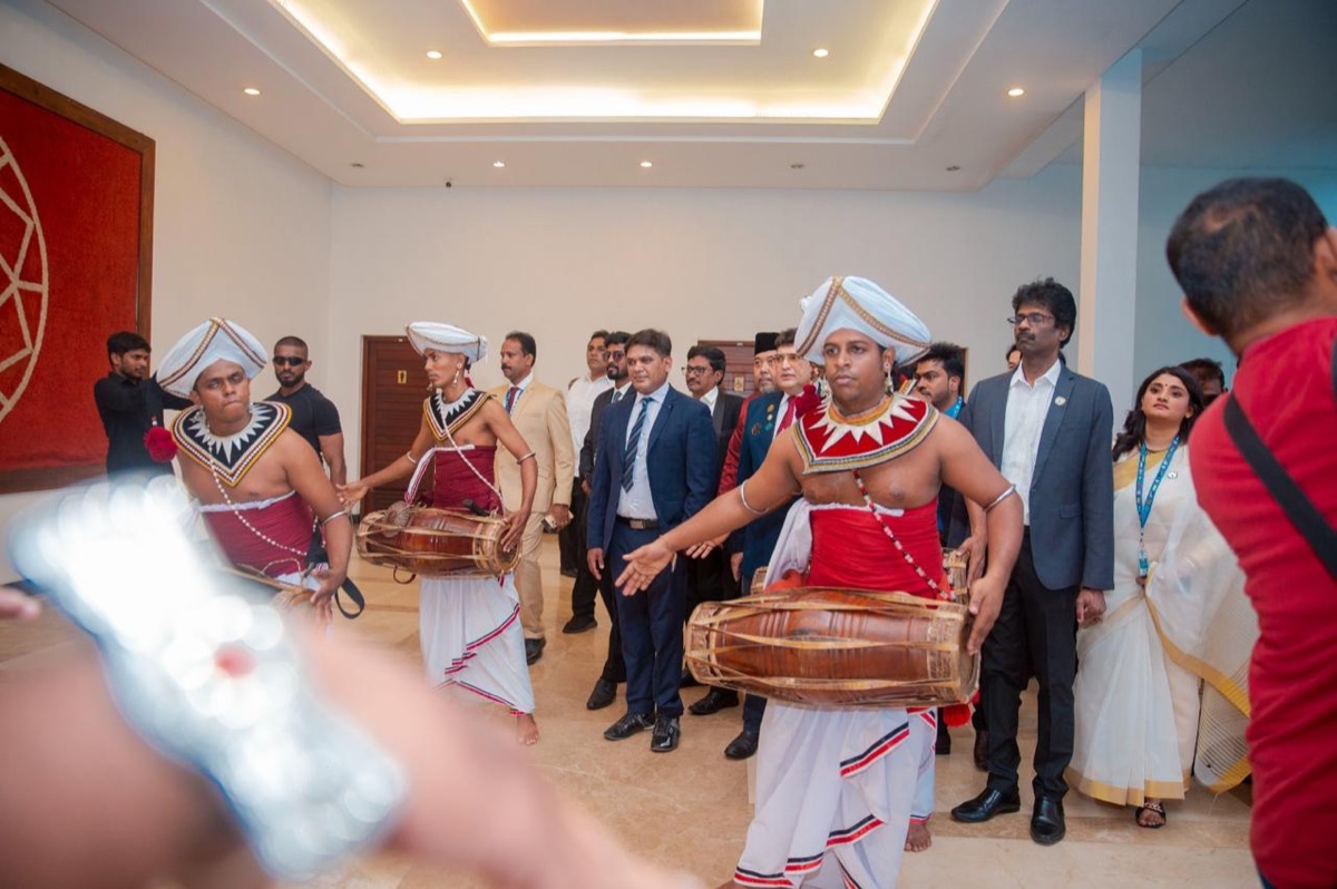 Welcomed with traditional honors